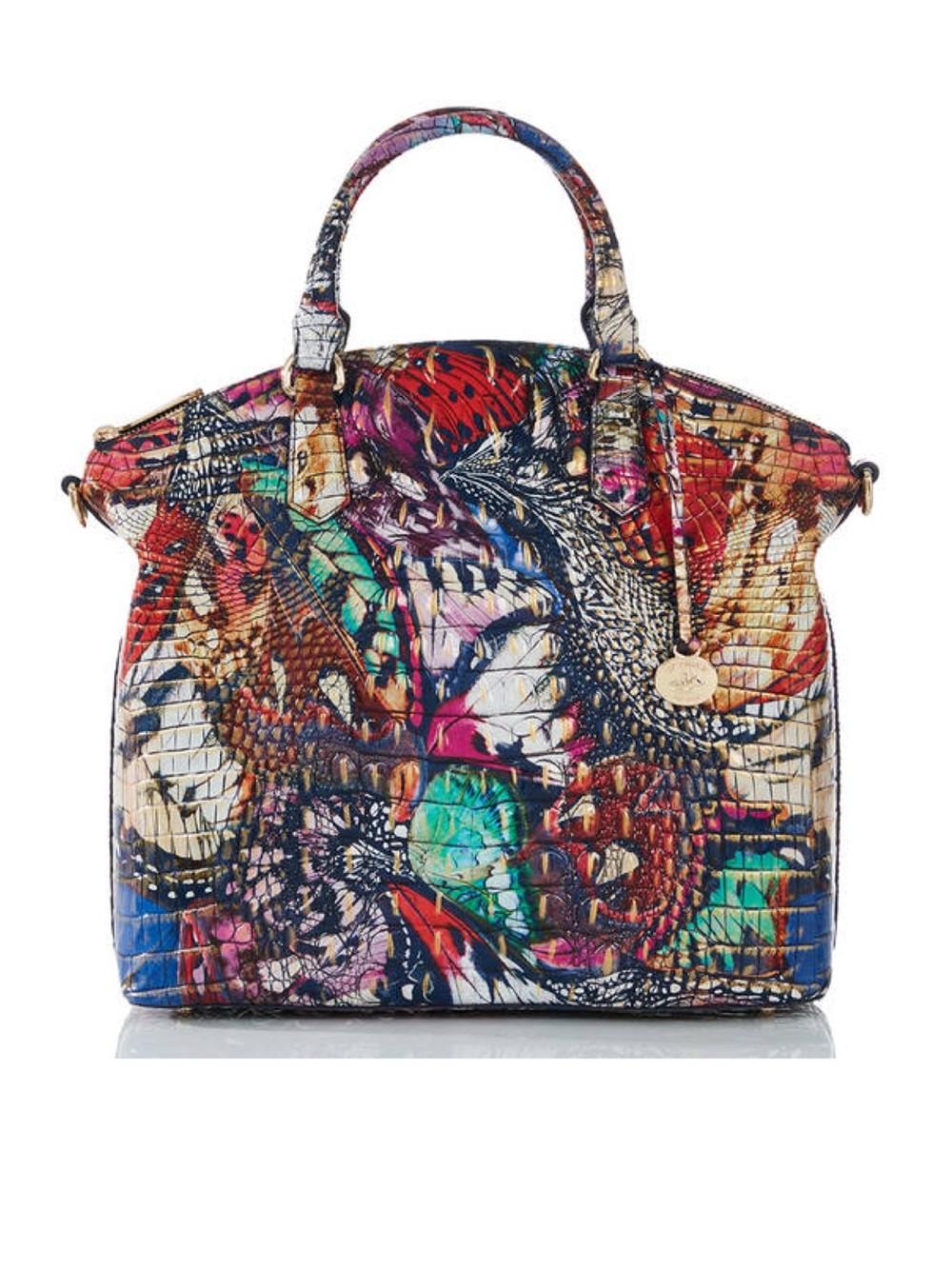 BRAHMIN Large Duxbury Satchel - Metamorphosis